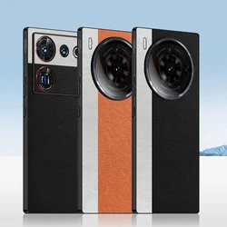 For ZTE nubia Z60S Pro Leather Shockproof Phone Case For Nubia Z60 Z50 Ultra Splice Holster Phone Cover For Nubia Z50S Z60S Pro