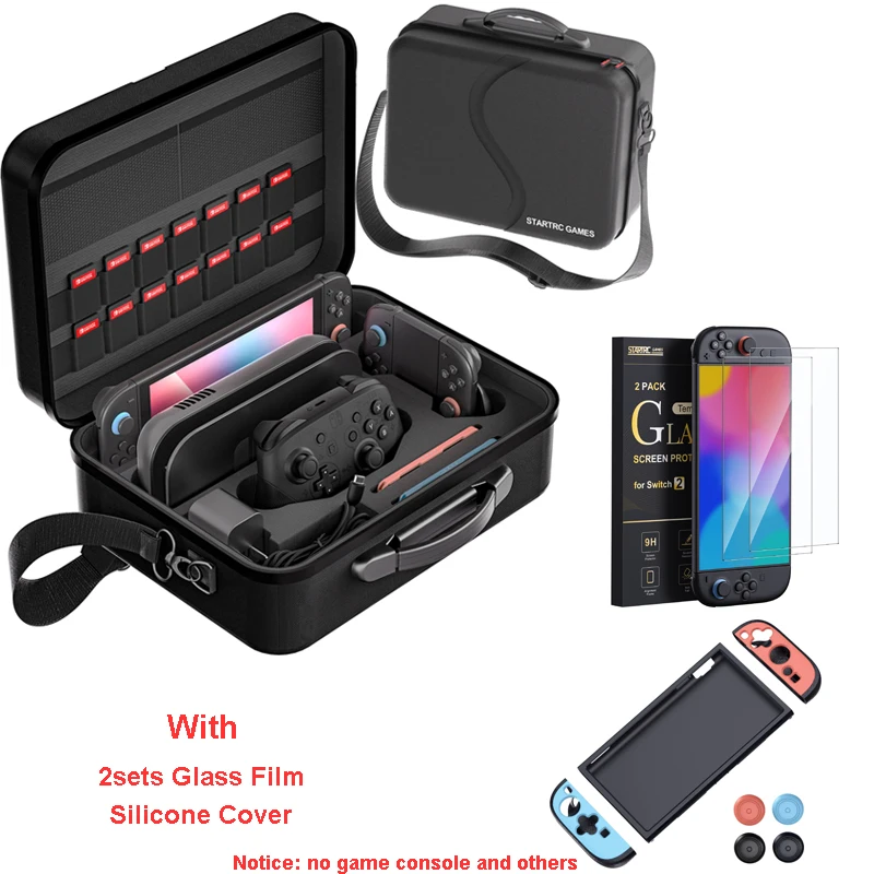 Tas voor Nintendo Switch 2-gameconsole Gamepad Controller Accessoires Harde koffer Opslag Reiskoffer Draagtas