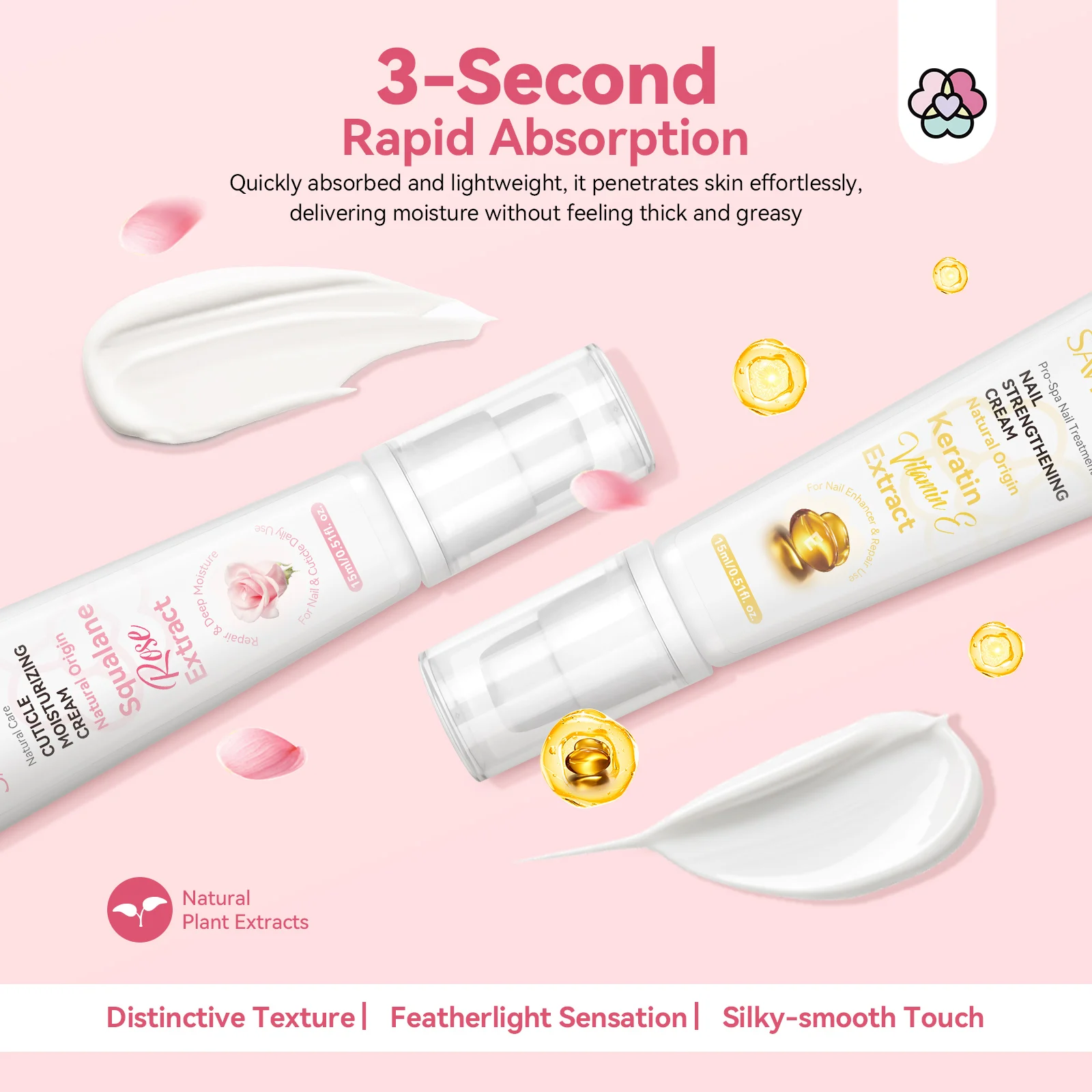 VILAND-مقوي الأظافر مع VE Keratin للأظافر التالفة ، يقوي وحامي البشرة ، العناية بالأظافر بالإصبع