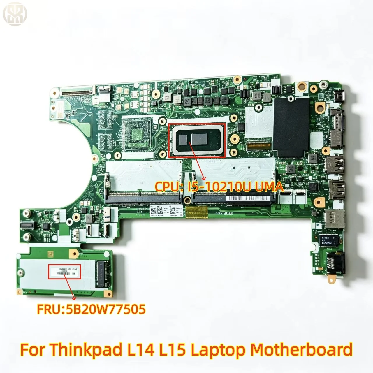 GL4A0 / GL5A0 NM-C631 Mainborad For Thinkpad L14 L15 Laptop Motherboard CPU: I5-10210U UMA DDR4 FRU:5B20W77505 100% Test Ok