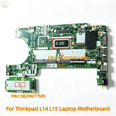 GL4A0 / GL5A0 NM-C631 Mainborad For Thinkpad L14 L15 Laptop Motherboard CPU: I5-10210U UMA DDR4 FRU:5B20W77505 100% Test Ok