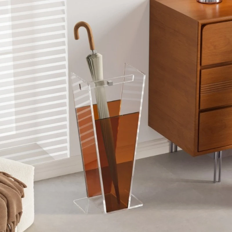 Umbrella storage rack Acrylic floor umbrella drain rack at the door of the household