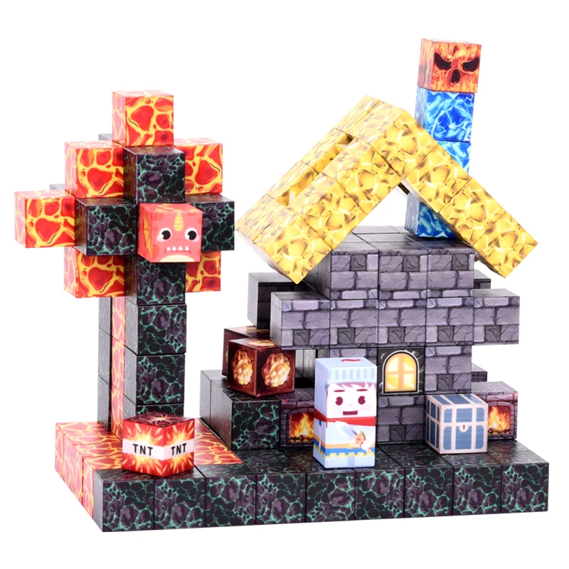 메카 마그네틱 빌딩 블록 & 건축 블록: 3세 이상 어린이용. 다양한 DIY 디자인, 아이들에게 이상적인 휴일 선물