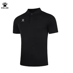 Kelme-Camiseta de manga corta para hombre, Polo de secado rápido, uniformes de entrenamiento de fútbol, camisa de cultura personalizada, Verano