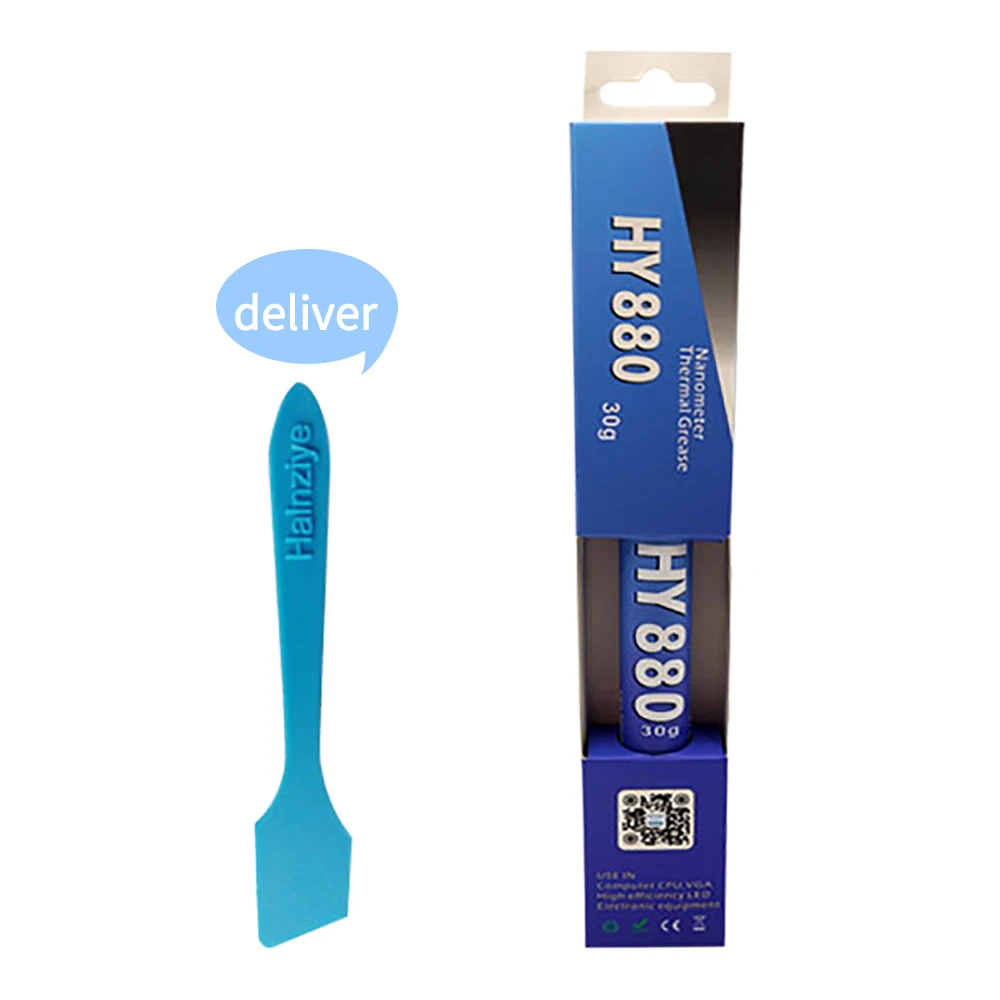 HY880 30g Silicone Thermal Paste Heat Transfer Grease Heat Sink CPU GPU Chipset Notebook Computer Cooling Syringe