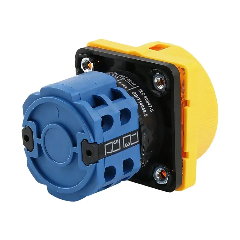 Limited Stock-FF OFF-ON 4 Poles Disconnect Isolator Switches LW26GS CA10 48X48mm Padlock Rotary Cam Switch