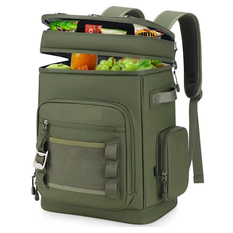 30L wasserdichter, isolierter Kühlrucksack für Männer und Frauen, auslaufsicherer Kühlerrucksack für Camping, Strand, Angeln, Picknick, Reisetasche