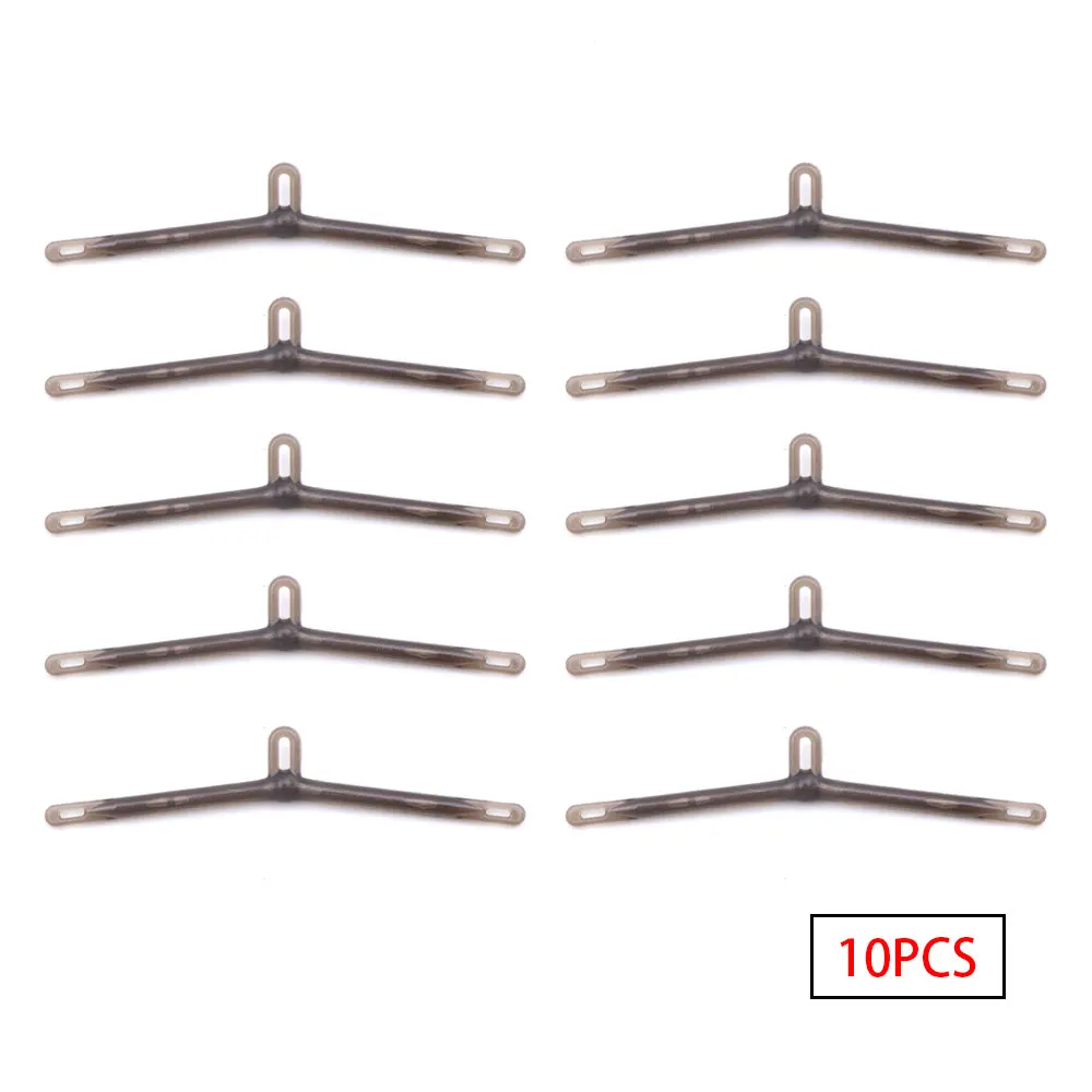 10 Stück Karpfenangelzubehör: Hair Rig Leger Boom Anti-Tangle-Rutenhülsen für Köder, Boilie-Angeln, Haken und Schnur-Ausrichter-Tackle – Detail 7