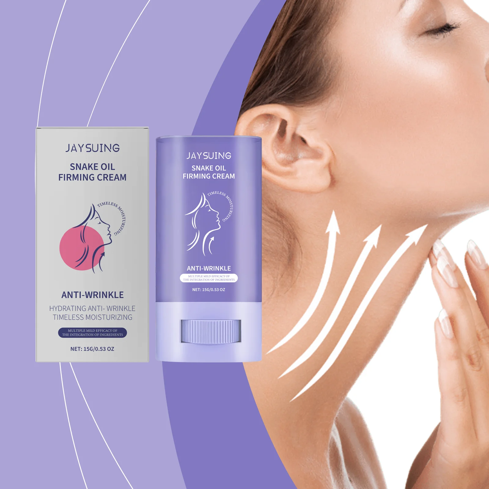

Neck Firming Stick Anti Wrinkle Improve Lines Double Chin Dullness Enhance Elasticity Tighten Nourishing Neck Skin Care Essence