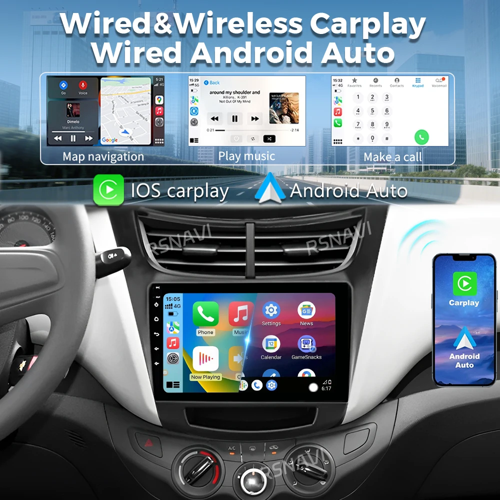 أندرويد 15 راديو السيارة لشروليه شراع أفيو 2015 2016 2017 2018 2019 الملاحة لتحديد المواقع الوسائط المتعددة مشغل فيديو ستيريو واي فاي Carplay