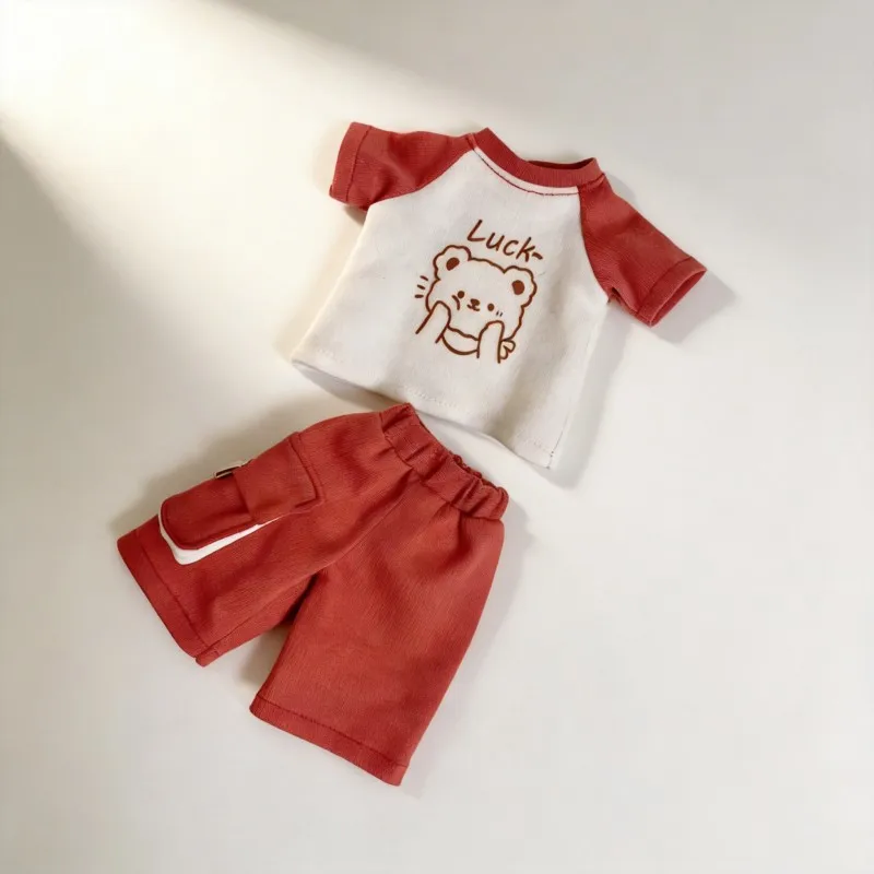 

1/6 30cm BJD Doll Clothes Sporty Style Non-fading Shorts+T-shirt Handmade Outfit for 30cm BJD Doll