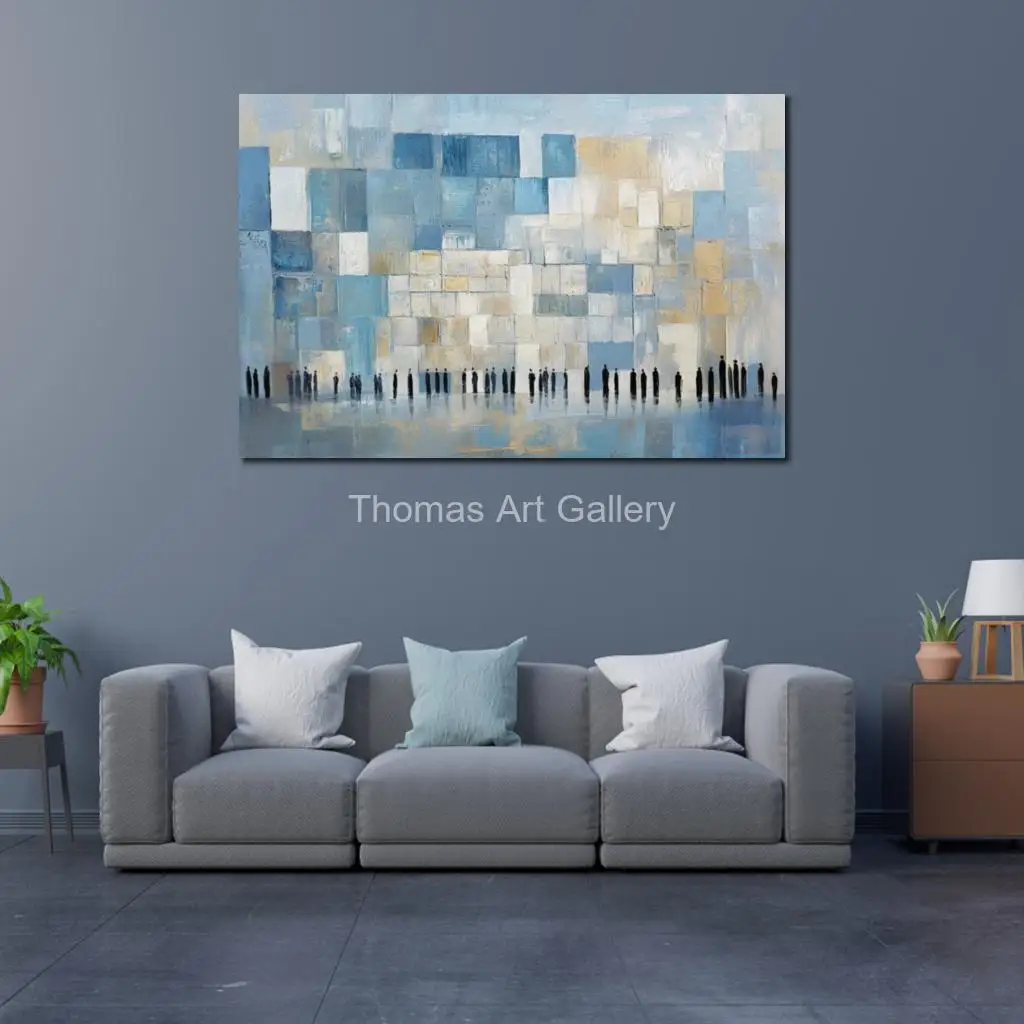 Abstract Jewish Wall Art Canvas Prints Kotel Jerusalem Painting Poster Printing Western Wall Picture Modern Sitting Room Decor