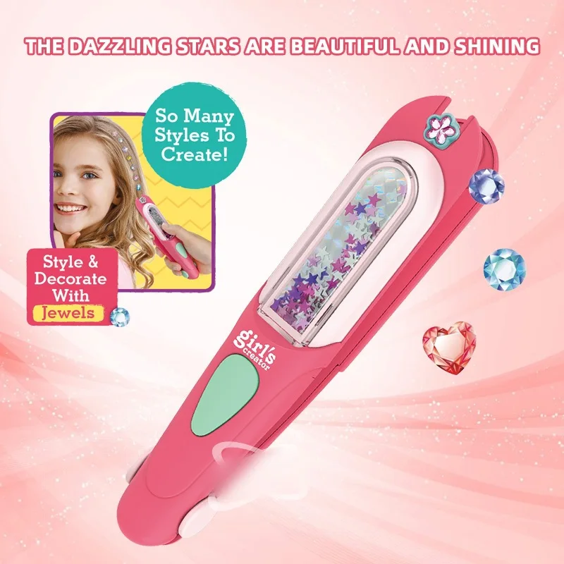 DIY Beading Machine Set Parent-Child Interaction Easy Fun House Playing Jewelry Drilling Rig Children's Toys