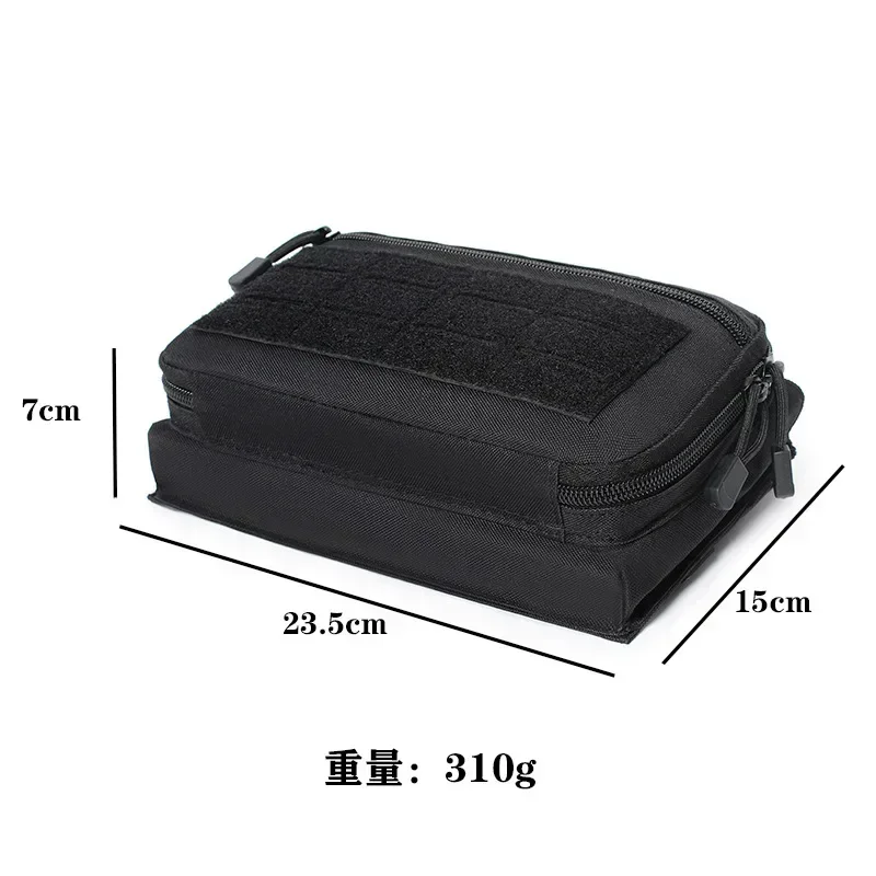 Taktische Molle Dreifach-Magazintasche 5.56 M4 Magazinhalter Outdoor Wandern Jagd Admin-Weste Taschen EDC Werkzeug-Organizer Hüfttasche – Detail 3