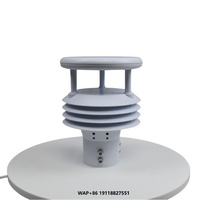 5-in-1 Ultrasonic Weather Station RS485/Wireless Anemometer Measures Wind Speed/Direction Temperature Humidity Pressure Sensor