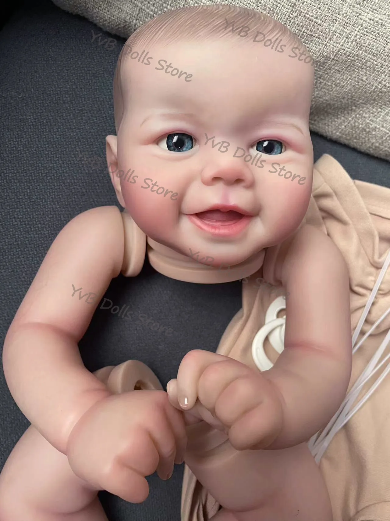 19inches Emmy Reborn Painted Doll Kits Soft Vinyl Reborn Baby
