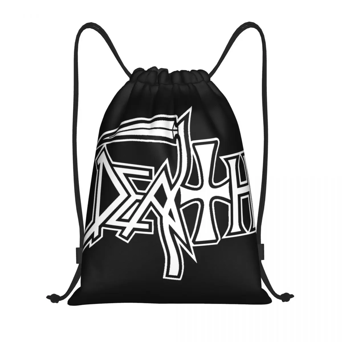 Death Logo Multifunktions tragbare Kordel zug Taschen Sporttasche Bücher tasche für Reisende