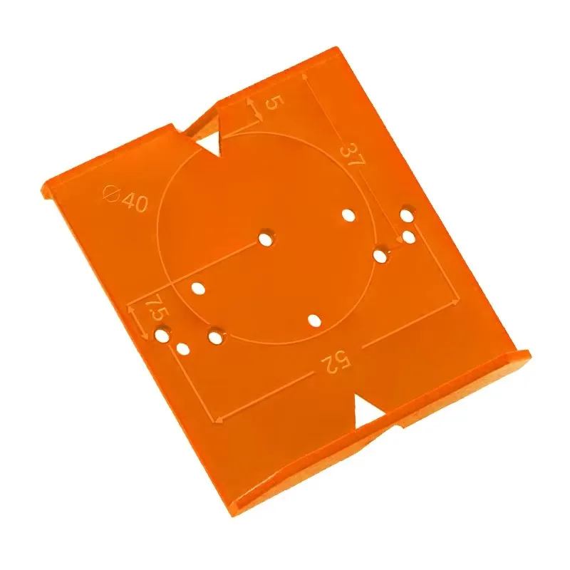 35/40mm Door Hinge Hole Jig Woodworking Template Locator Hinge Boring Drill Bit Guide for Wooden Door Hinge Installation
