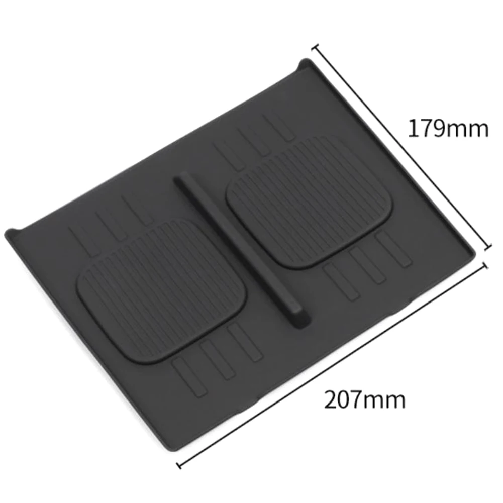 Silicone Armrest Storage Box with Wireless Charging Module for Hyundai For Santa For Fe 2024 2025 2026 Interior