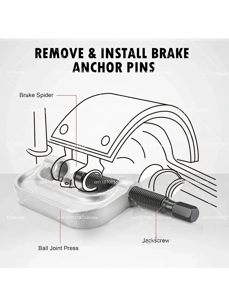 Heavy Duty Ball Joint Press & U-Joint Removal Kit with 4WD Adapter for Most 2WD & 4WD Cars and Light Trucks