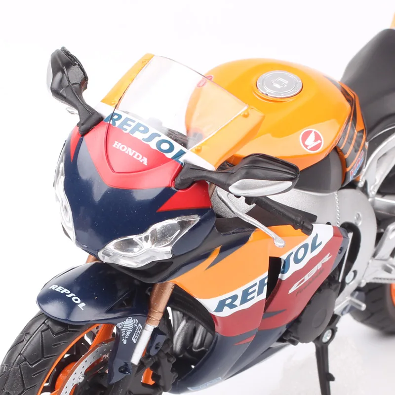 ファイヤーブレードクロスカントリーレーシングバイクモデル、1:12ホンダcbr 1000rrr、シミュレーション玩具、ストリートスポーツ、キッズギフト