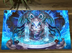 YuGiOh Runick Fountain TCG CCG Mat Trading Card Game Mat Table Playmat Mousepad Gaming Playing Mat Mouse Pad Free Bag