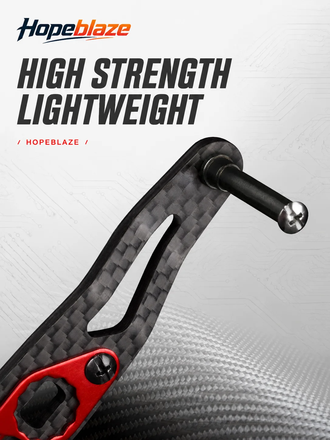 Hopeblaze YB-95 Carbon Fiber R - огляд і ціна Reel Handle