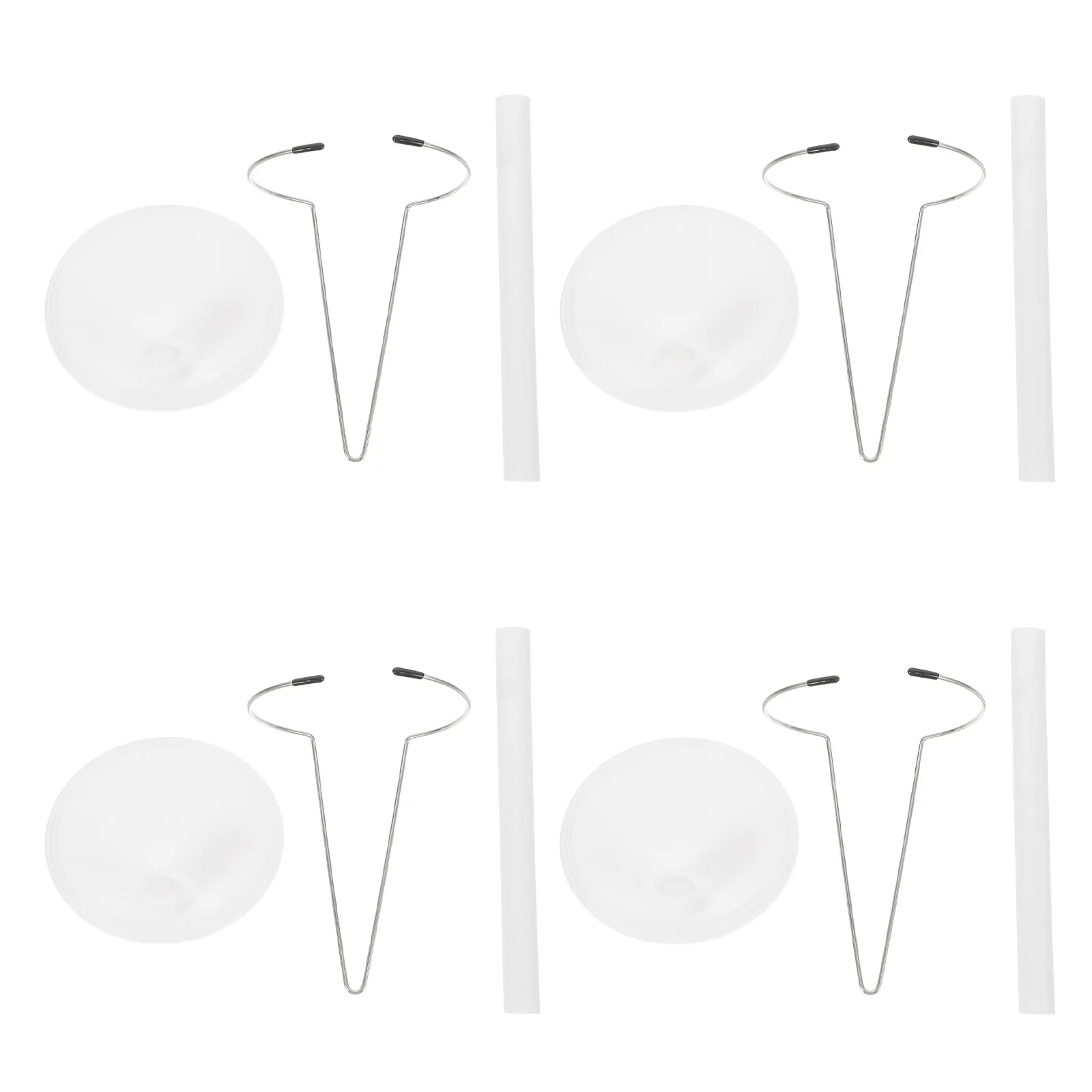 

Набор из 4 портативных подставок-держателей для мягких игрушек в виде медведей, белые, для демонстрации в комнате, креативные подставки для хранения