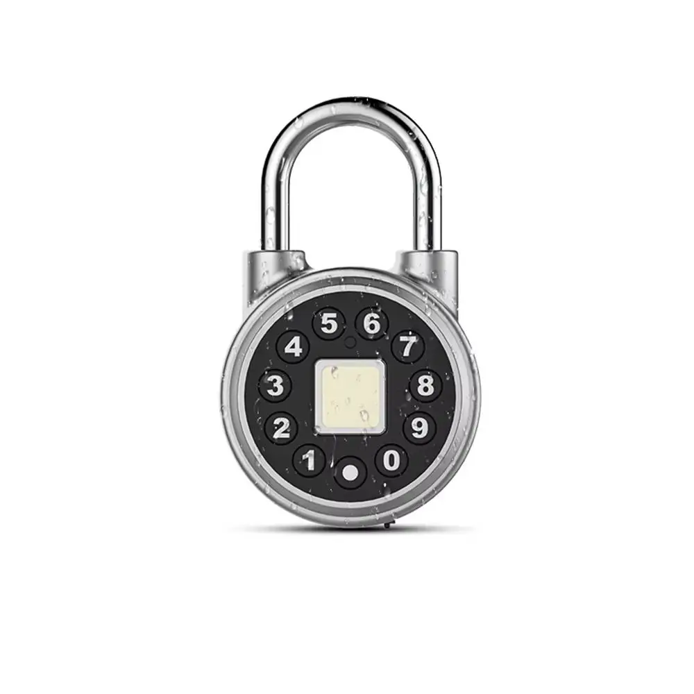 

Type C Charge Waterproof Fingerprint Padlock General Security Waterproof Design Anti-Theft Security Padlock Easy Identification