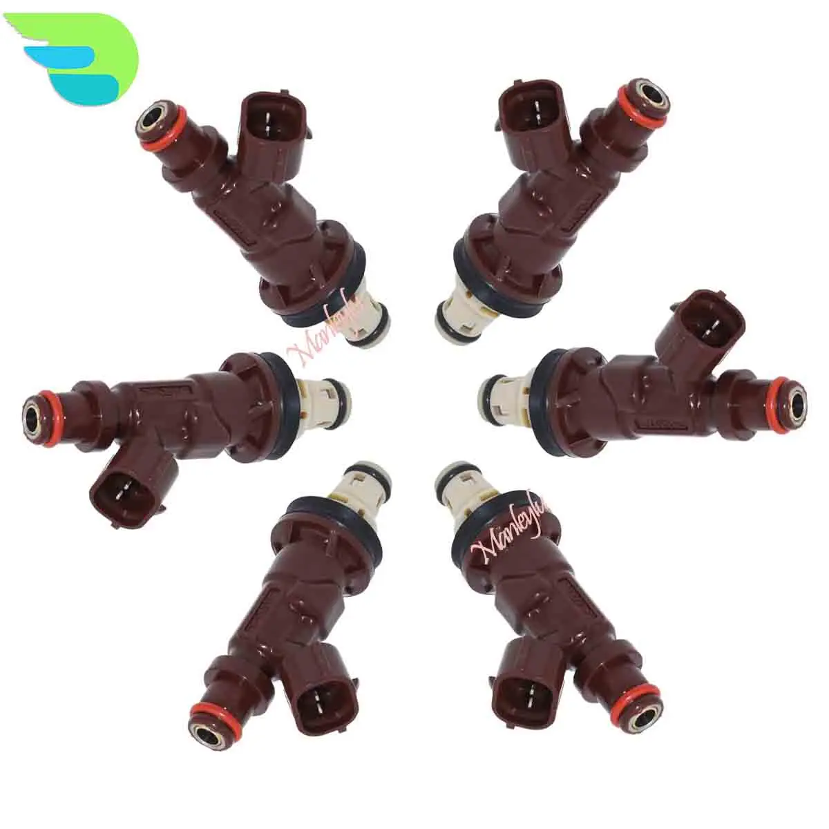 6PCS Fuel Injector nozzle For Toyota- 4Runner Tacoma- Tundra- 3.4L 23250-62040 23209-62040 2325062040 2320962040