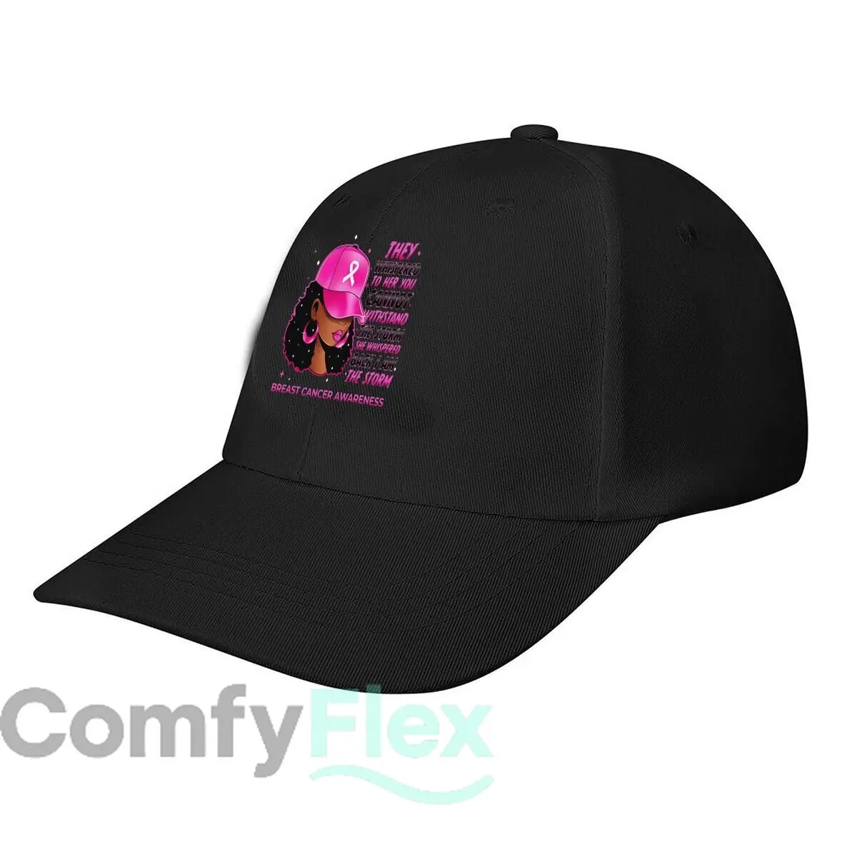 Breast Cancer Awareness Baseball Cap Fashion Men Sunhat Women's Outdoor Sports Snapback Cap