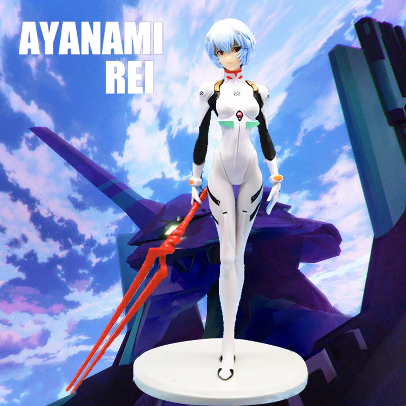 25cm Ayanami Rei Asuka Actionfiguren NEON GENESIS EVANGELION PVC-Figuren Modell Anime EVA Garage Kits Spielzeug Ornamente Sammlung