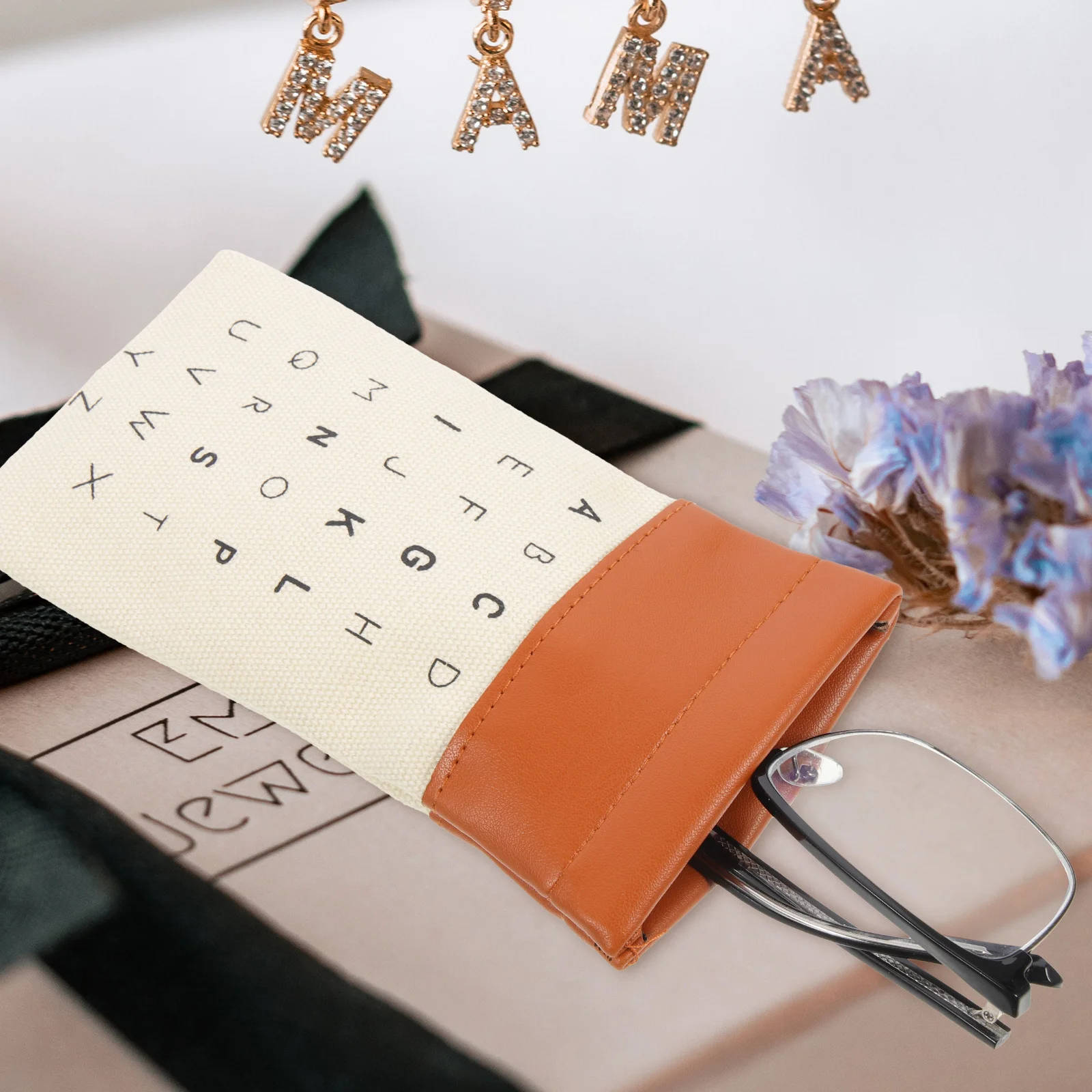 

2Pcs Eyeglasses Pouch Bag Portable Sunglasses Case Storage Holder Scratch Gadget Organizer for Phone Cash Jewelry