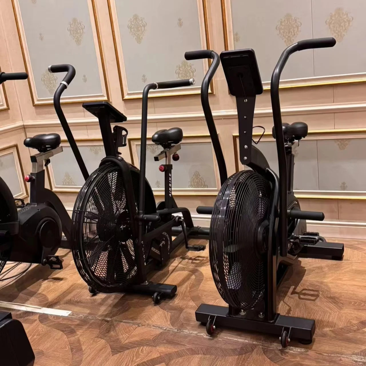 

2026 Hot Sale Commercial Fan Bike HYROX CrossFit Air Fan Resistance Exercise Bike CE Q235 Steel Frame Factory Direct