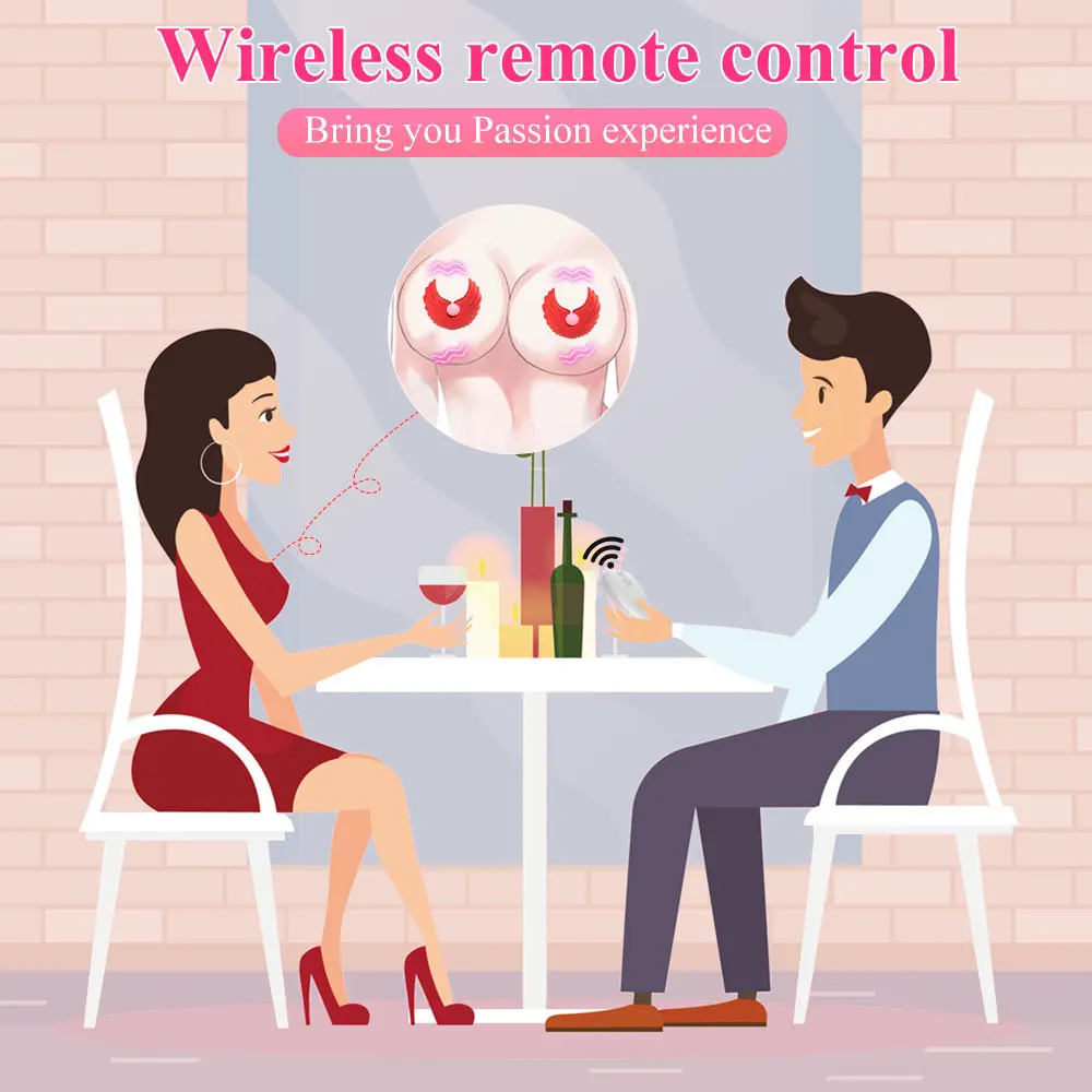 جهاز التحكم عن بعد هزاز الحلمة الصغير مع 10 أوضاع اهتزاز BDSM تهتز الحلمة المشابك لعبة الجنس الكبار للنساء الأزواج الجنسي