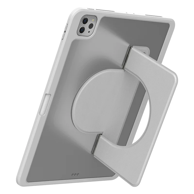 NILLKIN FlexWing Adjustable Tablet Holder Stand Leather Dock, Multi-Angle Viewing for 10-13" Tablets, Foldable Magic Magnet Base