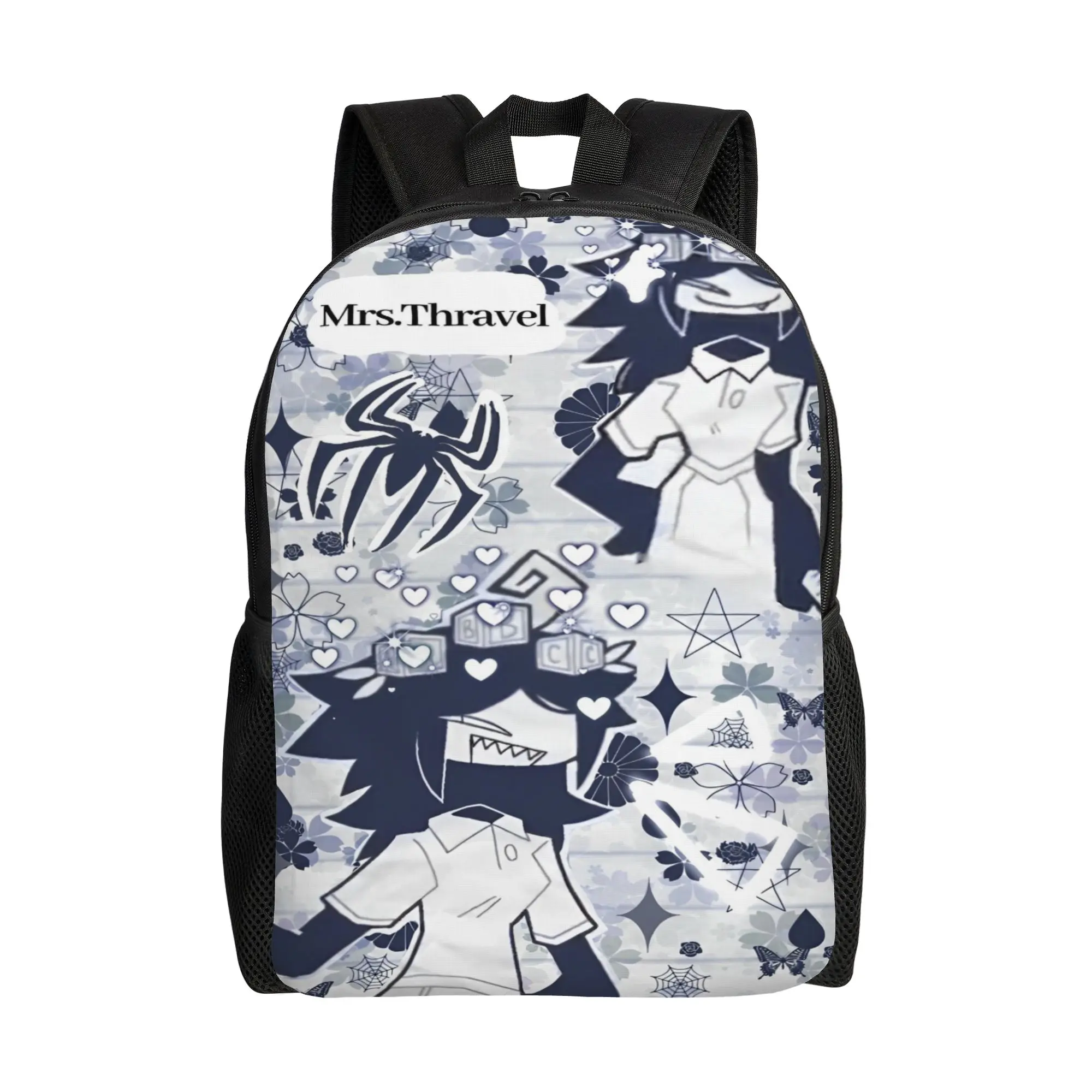 

Cartoon Anime Miss Circle Backpack for Men Women Student Daypack Fundamental Paper Education Laptop Computer Shoulder Bag
