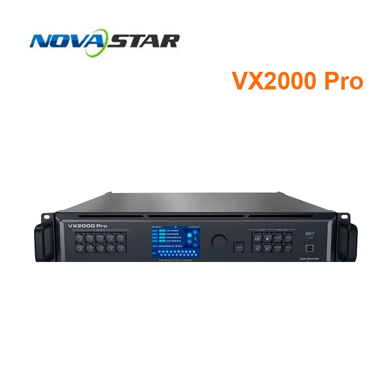 Novastar VX2000 Pro All-in-One Controller 13M Pixel Capacity 20G Ethernet Ports ByPass Mode 0 Frame Latency Genlock Sync