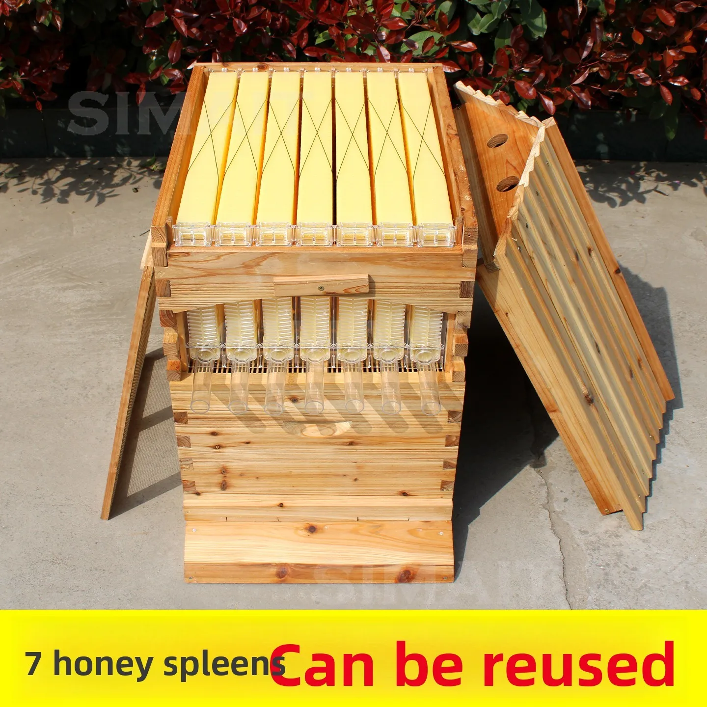 New Cedar Wood Flow Hive Complete Kit with Automatic Honey Harvest System
