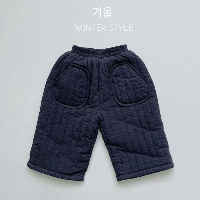 Pants 2026 Spring and Autumn New Childrens Clothing Korean Boys and Girls Retro Light Thin Clip Cotton Eight Straight Tube Pants