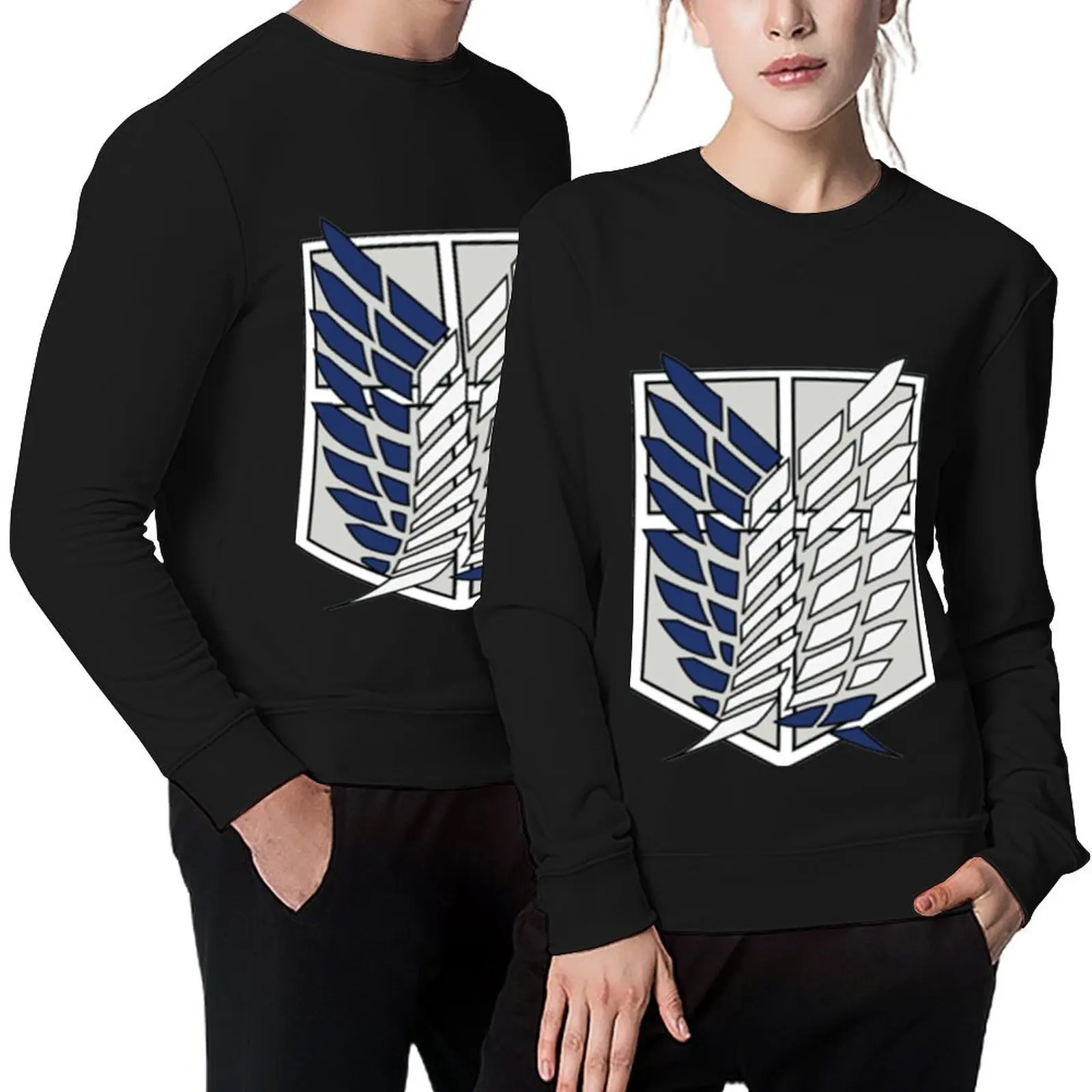 

AOT Wings of Freedom Pullover men's sweat-shirt blouse mens clothes clothes for men men's sweatshirts