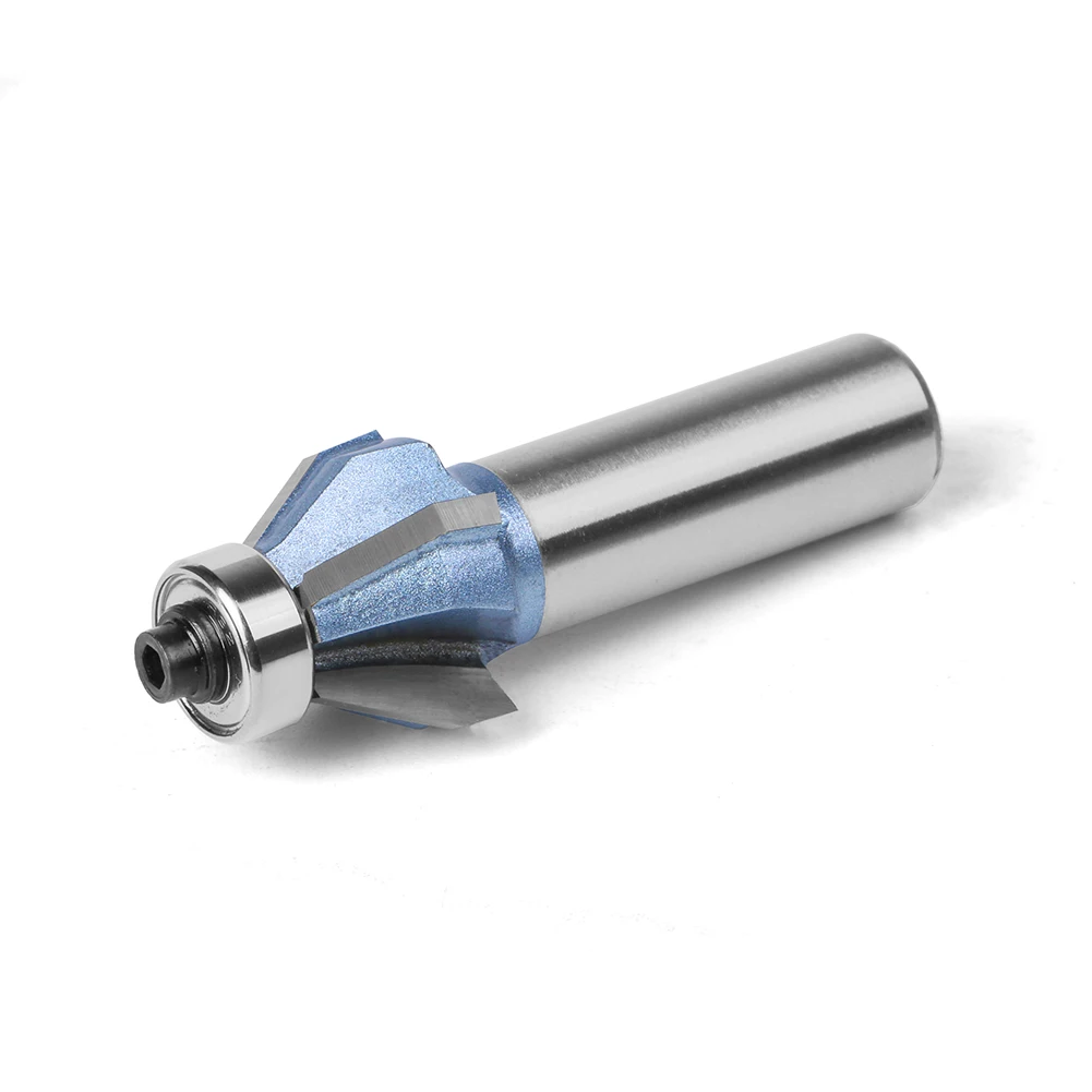 Imagem -06 - Chanfro Router Bit Bevel Edge Edging Fresa com Rolamento Superior Ferramenta de Corte de Madeira Ferramenta de Madeira 60 Graus z4