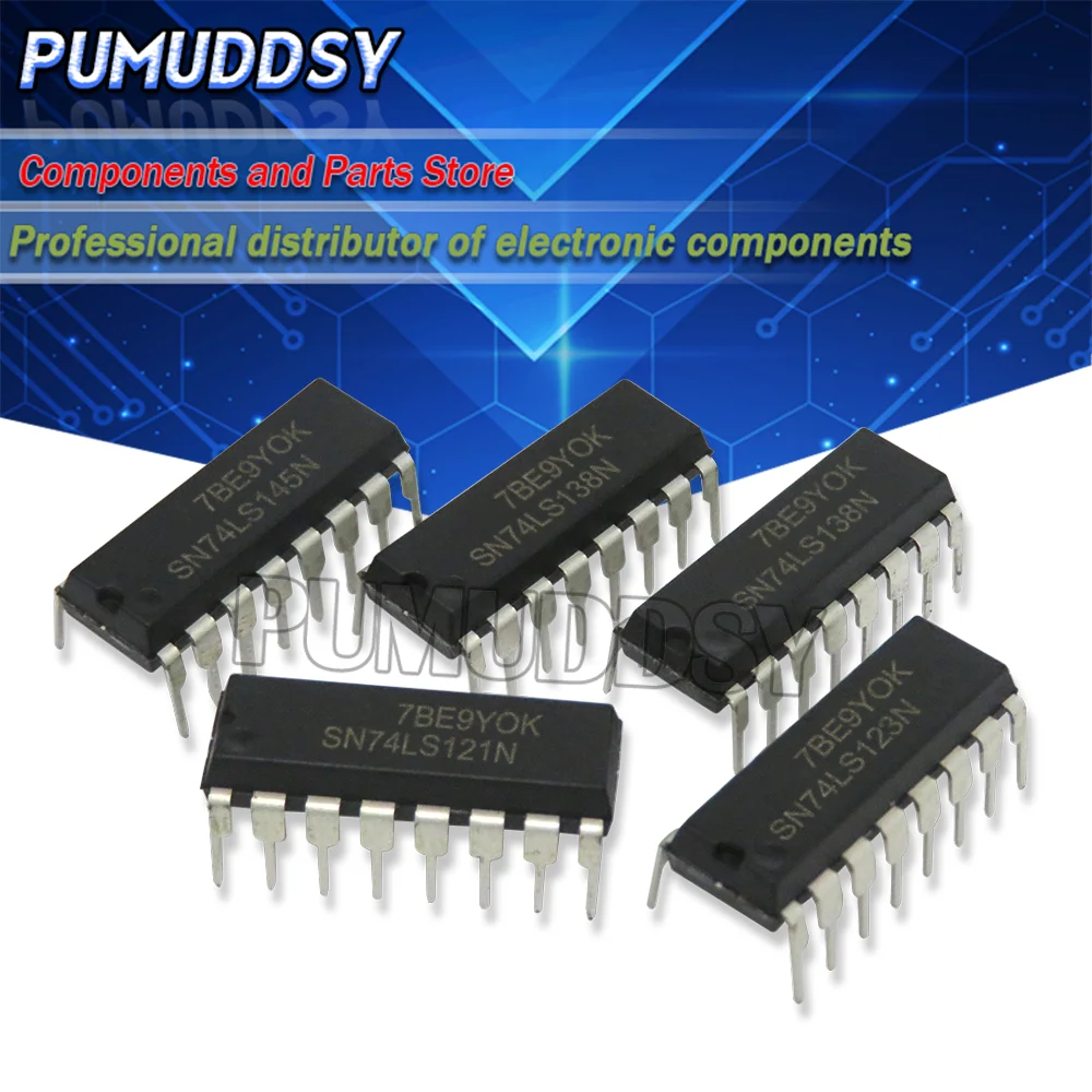 10pcs SN74LS138N DIP-16 74LS138 DIP SN74LS112N SN74LS123N SN74LS132N SN74LS139AN SN74LS145N 74LS123 74LS132 74LS139