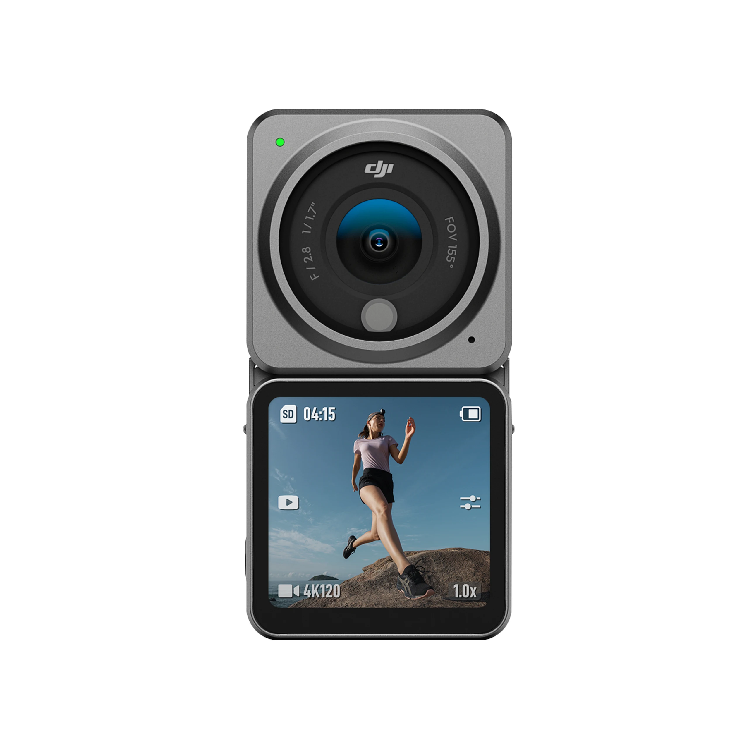 

Action 2 Dual-Screen Combo Wearable 4K 120fps & Super Wide FOV HorizonSteady 10m Waterproof New in Stock