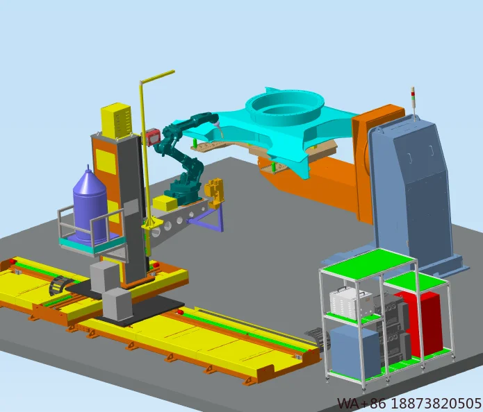 روبوت صناعي صناعة السيارات روبوت الذراع 6 محور قطع غيار السيارات MIG لحام قطع بقعة قوس لحام روبوت #4