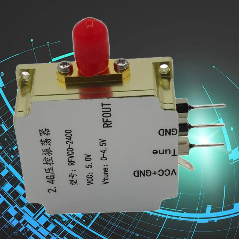 SQPP-2.4G Генератор с управлением напряжением Радиочастотный микроволновый модуль Источник сигнала VCO Источник сигнала с управлением напряжением