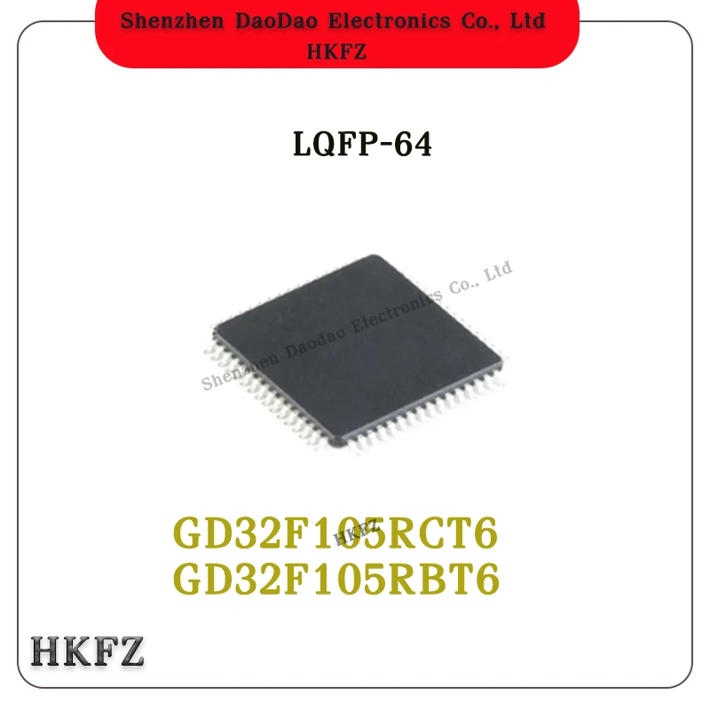

GD32F105 GD32F105RCT6 GD32F105RBT6 ic chip new original LQFP-64 32-bit microcontroller