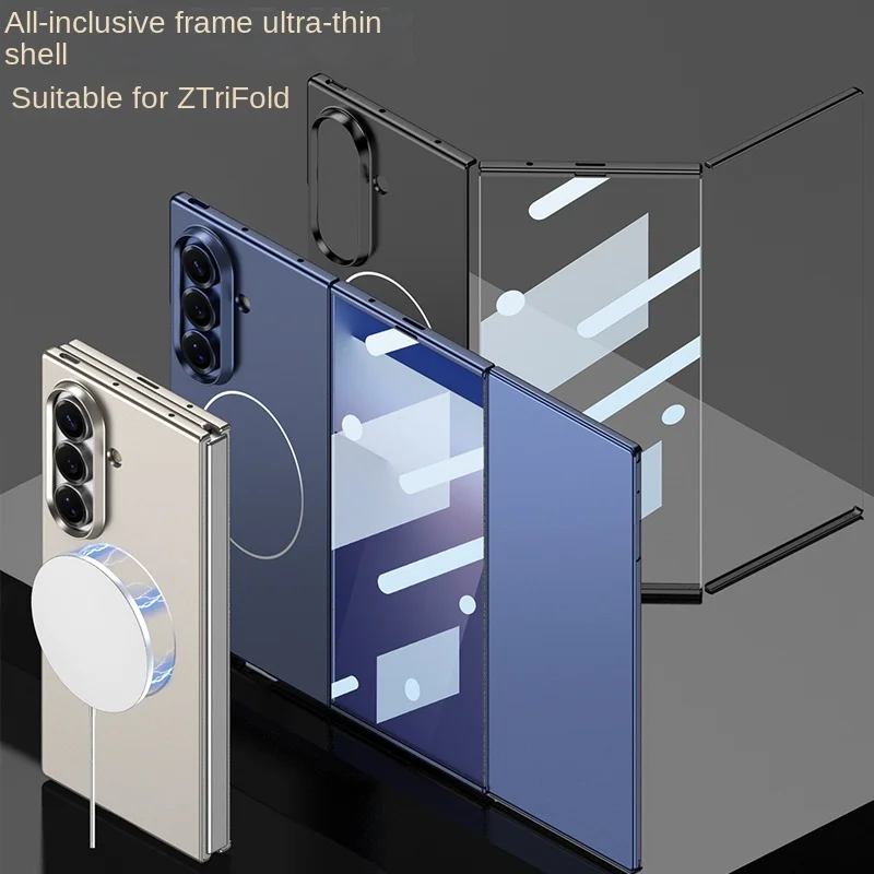 

Чехол для телефона Samsung Galaxy Z TriFold с полным покрытием, универсальный чехол и защитная пленка для экрана, ударопрочный и устойчивый к падениям.