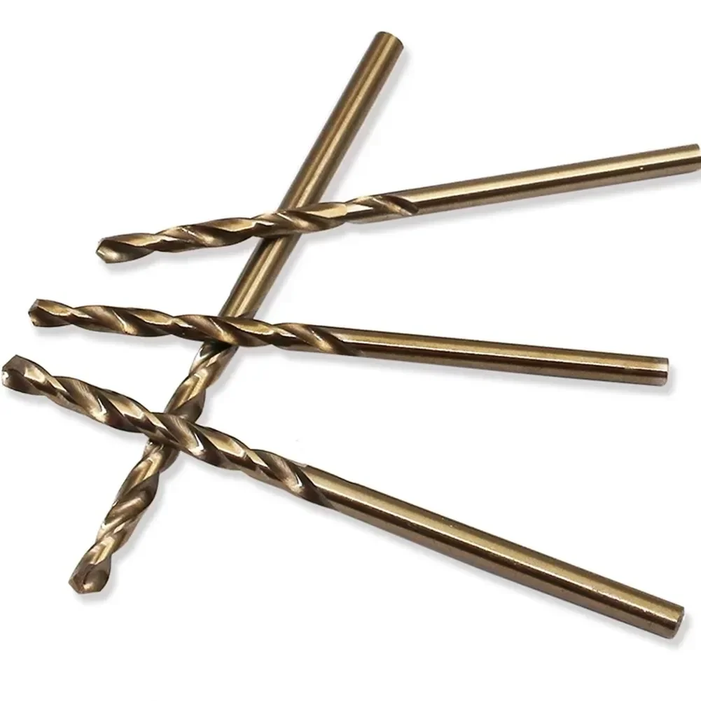 10pcs HSS M35 Cobalt Drill Bit 1/1.5/2/2.5/3mm For Wood Metal Stainless Steel Iron Drilling Hole Cut Tools