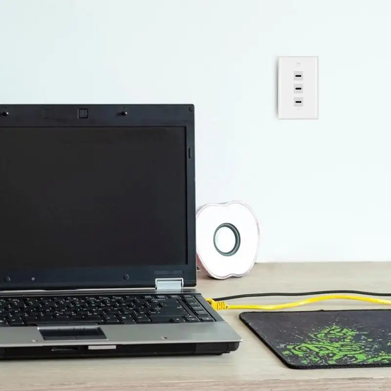 USB 3.1 tipo-c fêmea para fêmea inserir conector de pressão, durável e leve Keystone Jack, 5Gbps
